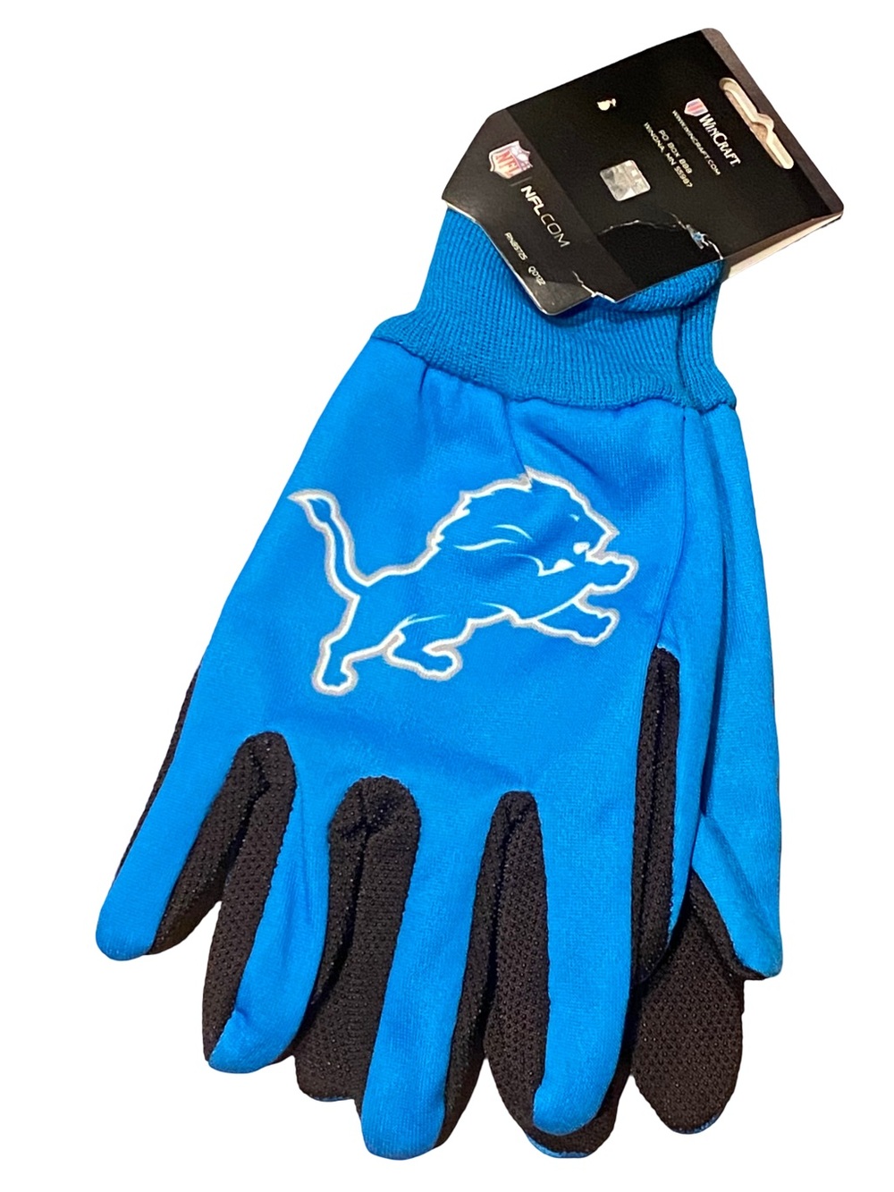 NWT Detroit Lions NFL football adult sport utility gloves licensed merch large